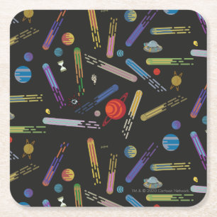 RICK AND MORTY™   Outer Space Comet Pattern Square Paper Coaster