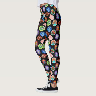 RICK AND MORTY™ Outer Space Patches Pattern Leggings