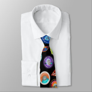RICK AND MORTY™   Outer Space Patches Pattern Tie