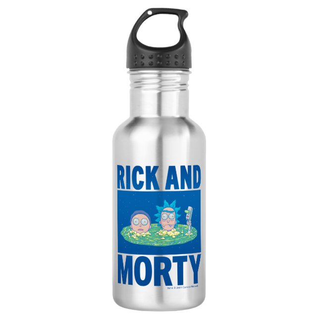 RICK AND MORTY™ | Peeking Through Portal 532 Ml Water Bottle (Front)