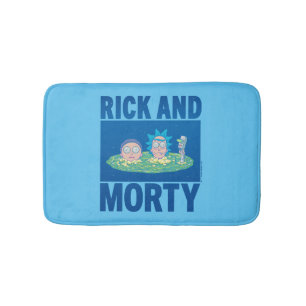RICK AND MORTY™   Peeking Through Portal Bath Mat