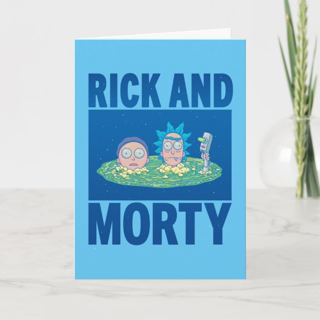 RICK AND MORTY™ | Peeking Through Portal Card (Front)