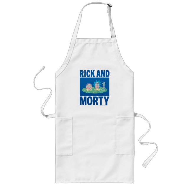 RICK AND MORTY™ | Peeking Through Portal Long Apron (Front)