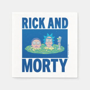 RICK AND MORTY™ Peeking Through Portal Napkin