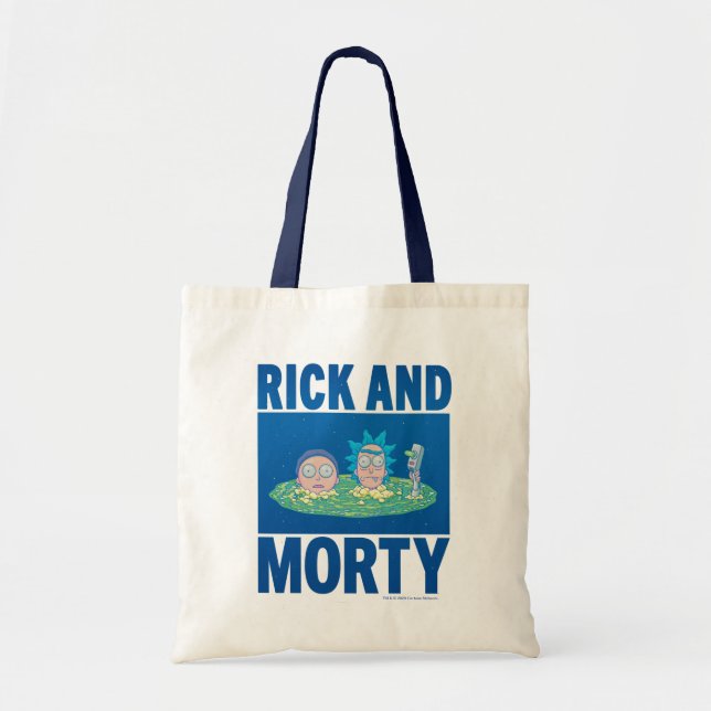 RICK AND MORTY™ | Peeking Through Portal Tote Bag (Front)