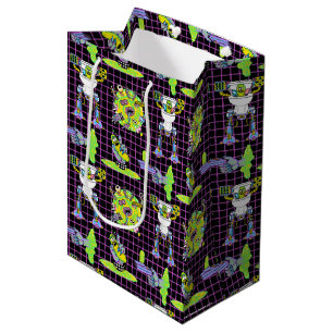 RICK AND MORTY™   Pickle Rick Portal Pattern Medium Gift Bag