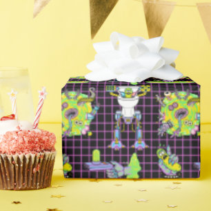 RICK AND MORTY™   Pickle Rick Portal Pattern Wrapping Paper