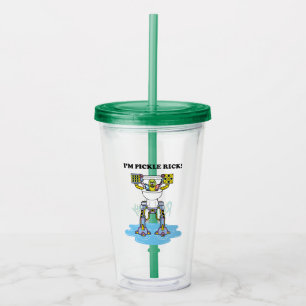 RICK AND MORTY™   Pickle Rick Toilet Mech Acrylic Tumbler