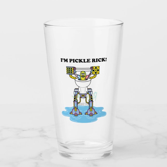 RICK AND MORTY™ | Pickle Rick Toilet Mech Glass (Front)