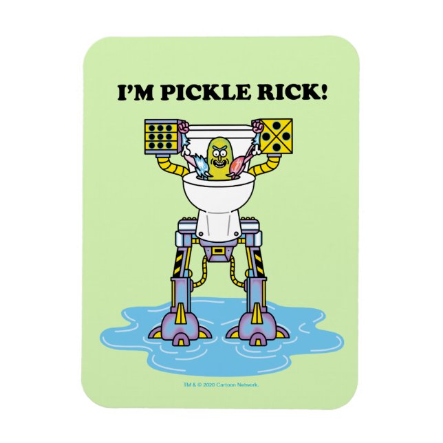 RICK AND MORTY™ | Pickle Rick Toilet Mech Magnet (Vertical)