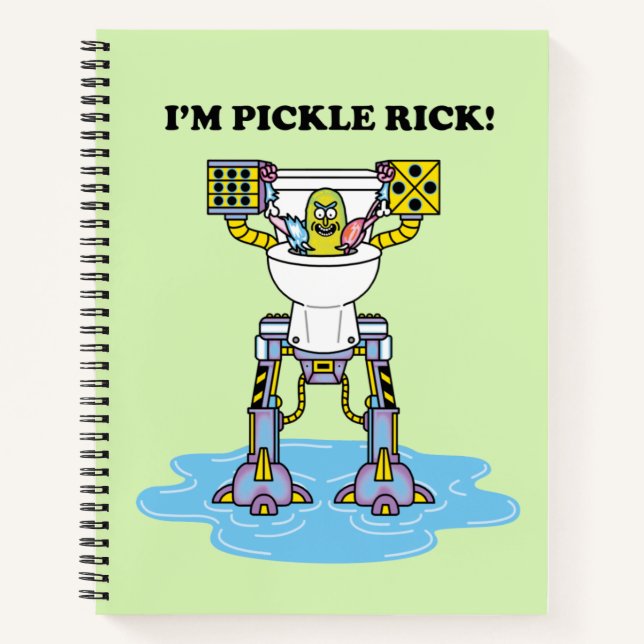 RICK AND MORTY™ | Pickle Rick Toilet Mech Notebook (Front)