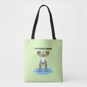 RICK AND MORTY™   Pickle Rick Toilet Mech Tote Bag
