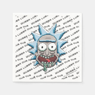 RICK AND MORTY™   Pixelverse Rick Drooling Head Napkin