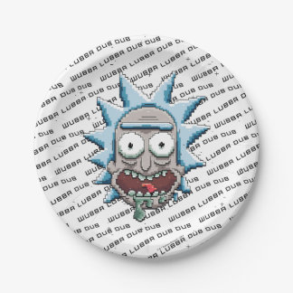 RICK AND MORTY™ | Pixelverse Rick Drooling Head Paper Plate