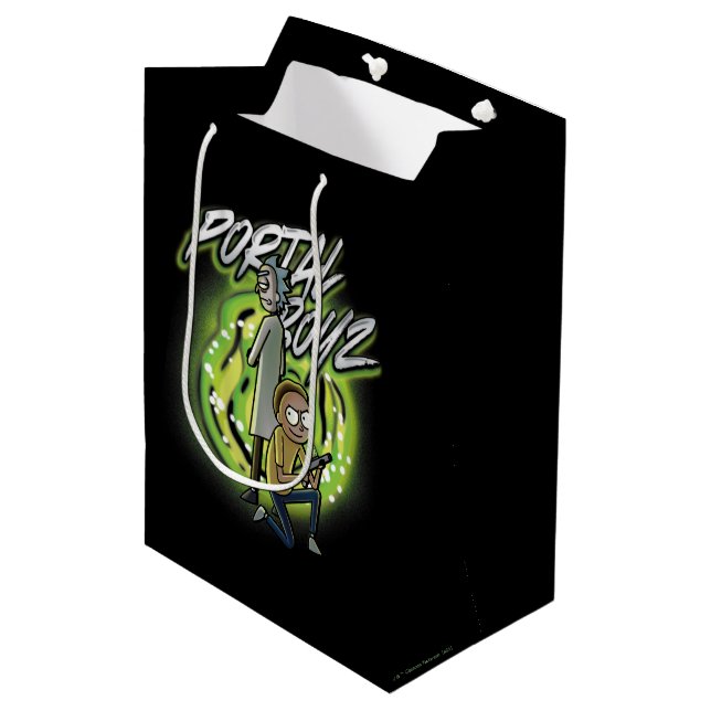 Rick and Morty - Portal Boyz Medium Gift Bag (Front Angled)
