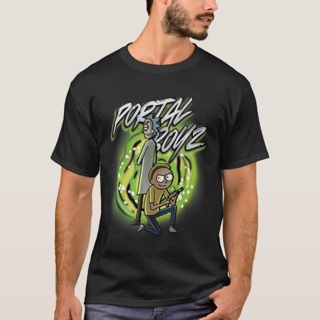 Rick and Morty - Portal Boyz T-Shirt (Front)