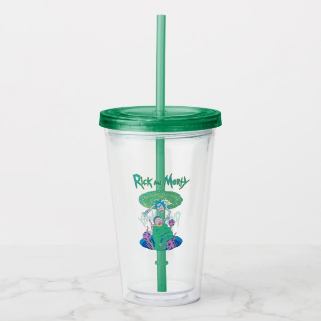 RICK AND MORTY™ | Portal Rescue Acrylic Tumbler (Front)