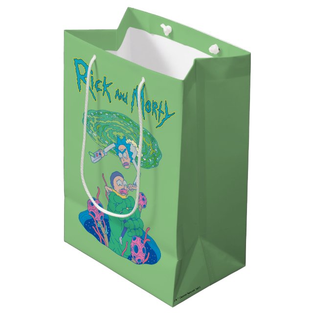 RICK AND MORTY™ | Portal Rescue Medium Gift Bag (Front Angled)