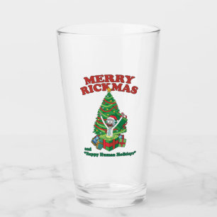 Rick and Morty   Portal Rick Merry Rickmas Glass