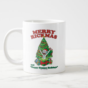 Rick and Morty   Portal Rick Merry Rickmas Large Coffee Mug
