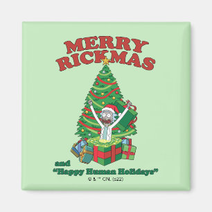 Rick and Morty   Portal Rick Merry Rickmas Magnet