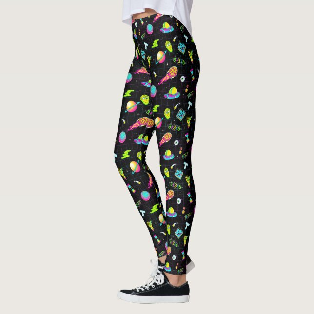 RICK AND MORTY™ | Psychedelic Season 3 Pattern Leggings (Left)