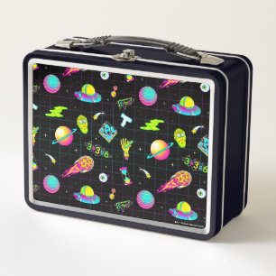 RICK AND MORTY™ Psychedelic Season 3 Pattern Metal Lunch Box