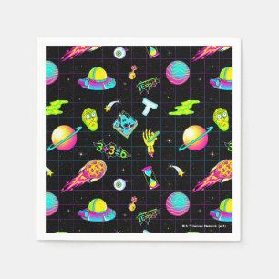 RICK AND MORTY™ Psychedelic Season 3 Pattern Napkin