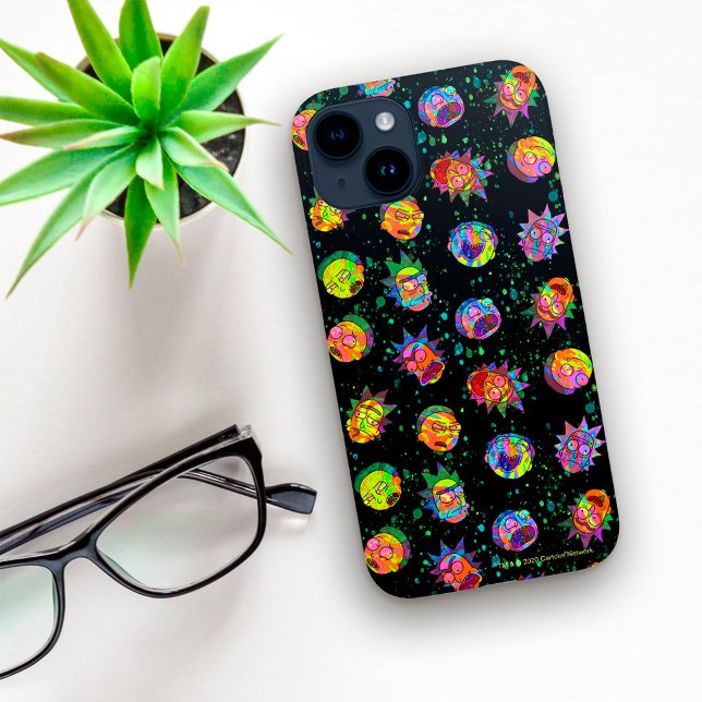 RICK AND MORTY™ | Psychedelic Swirl Pattern Case-Mate iPhone Case (Creator Uploaded)
