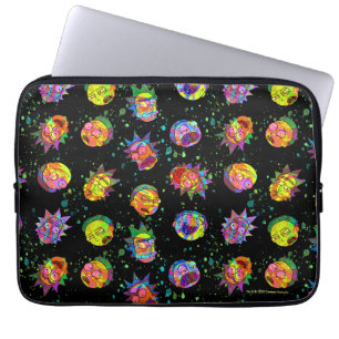 RICK AND MORTY™   Psychedelic Swirl Pattern Laptop Sleeve