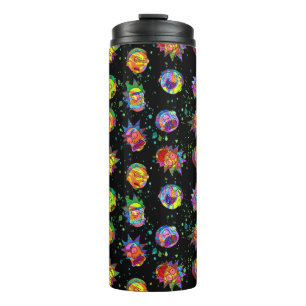 RICK AND MORTY™   Psychedelic Swirl Pattern Thermal Tumbler