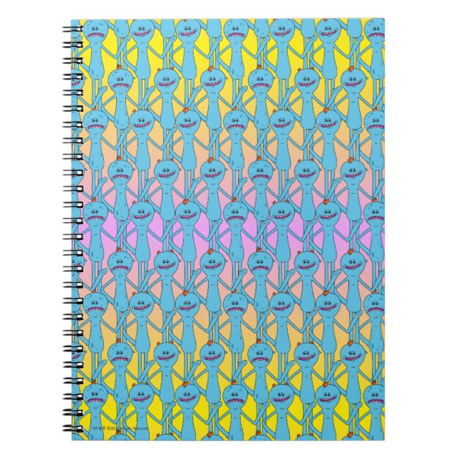 RICK AND MORTY™ | Rainbow Mr. Meeseeks Pattern Notebook (Front)