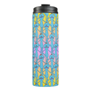 RICK AND MORTY™   Rainbow Mr. Meeseeks Pattern Thermal Tumbler