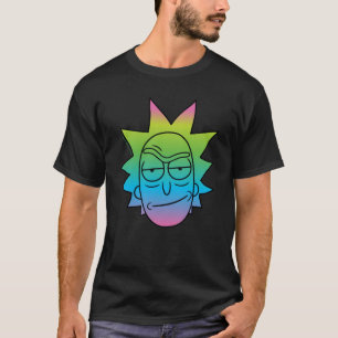 RICK AND MORTY™   Rainbow Rick Head pattern T-Shirt