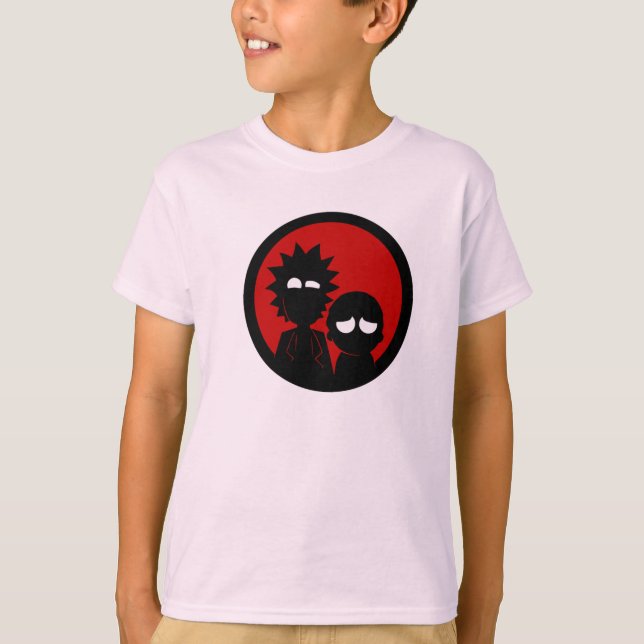 Rick and Morty Red design T-Shirt (Front)