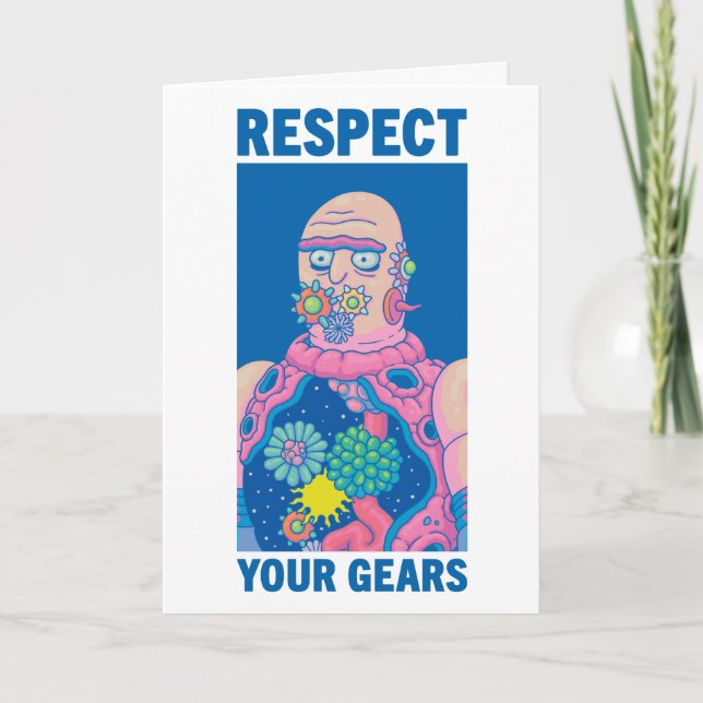 RICK AND MORTY™ | Respect Your Gears Card (Front)