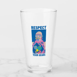 RICK AND MORTY™   Respect Your Gears Glass