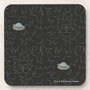 RICK AND MORTY™   Rick Constellation Pattern Coaster