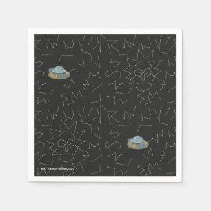 RICK AND MORTY™ Rick Constellation Pattern Napkin