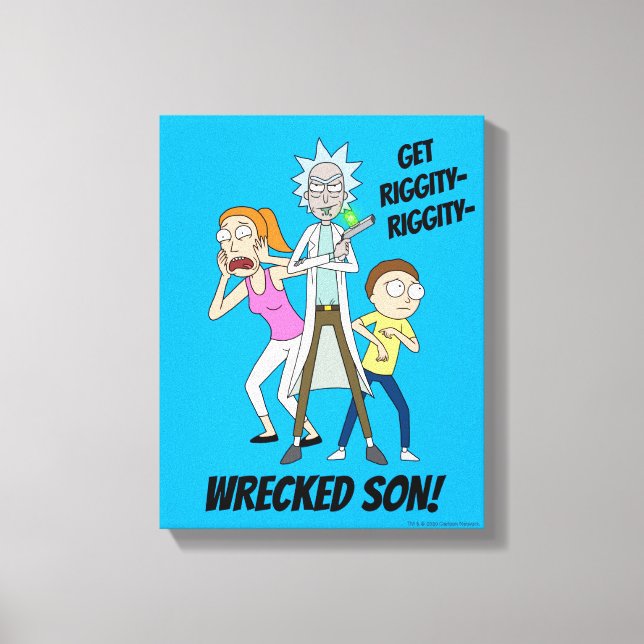 RICK AND MORTY™ | Rick, Morty, and Summer Canvas Print (Front)