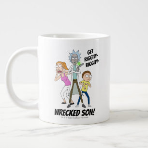 RICK AND MORTY™   Rick, Morty, and Summer Large Coffee Mug
