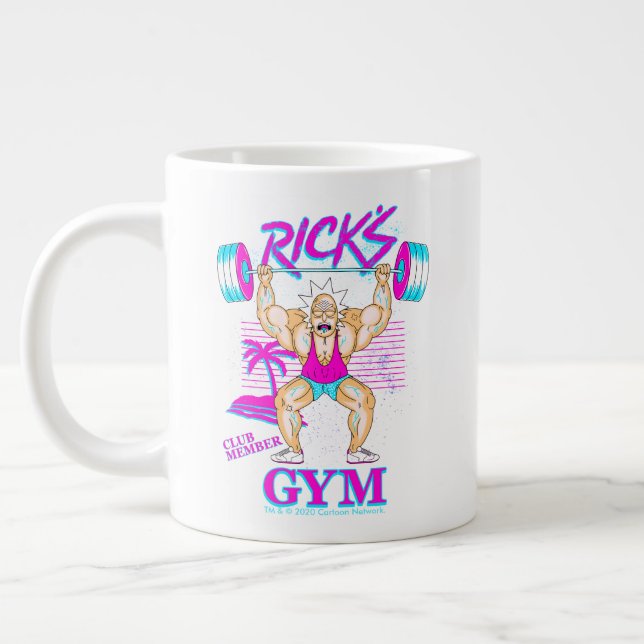 RICK AND MORTY™ | Rick's Gym Club Member Large Coffee Mug (Left)