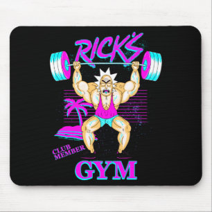 Rick And Morty Ricks Gym Club Member Mouse Mat