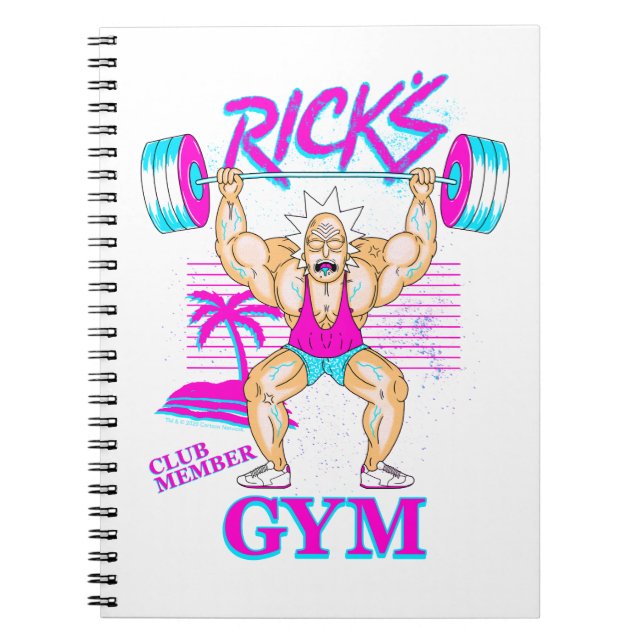 RICK AND MORTY™ | Rick's Gym Club Member Notebook (Front)