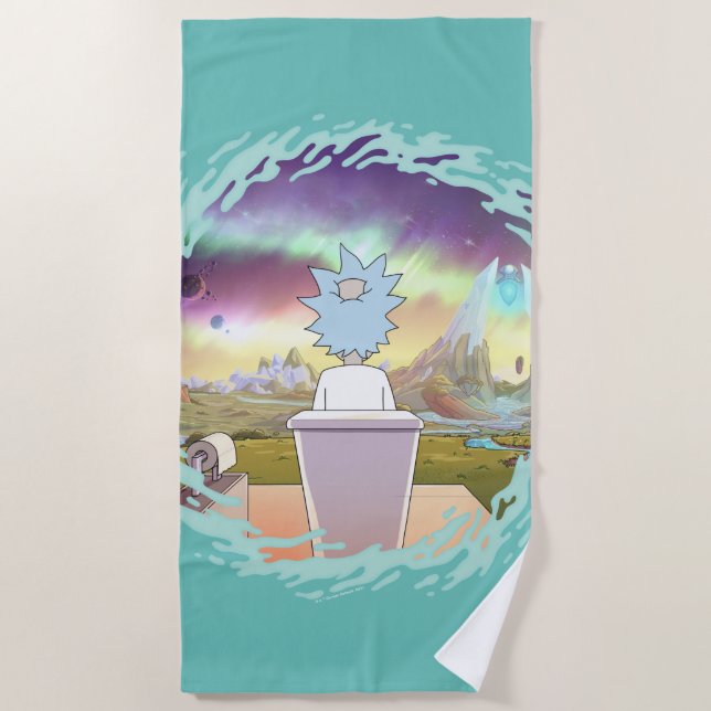 RICK AND MORTY™ | Rick's Private Place Beach Towel (Front)