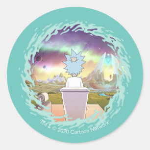 RICK AND MORTY™   Rick's Private Place Classic Round Sticker