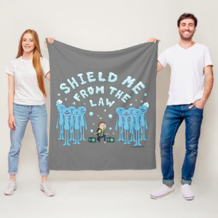 RICK AND MORTY™   Shield Me From The Law Fleece Blanket