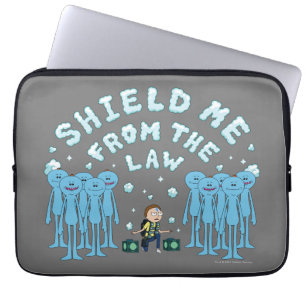 RICK AND MORTY™ Shield Me From The Law Laptop Sleeve