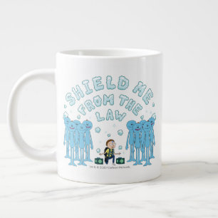 RICK AND MORTY™   Shield Me From The Law Large Coffee Mug
