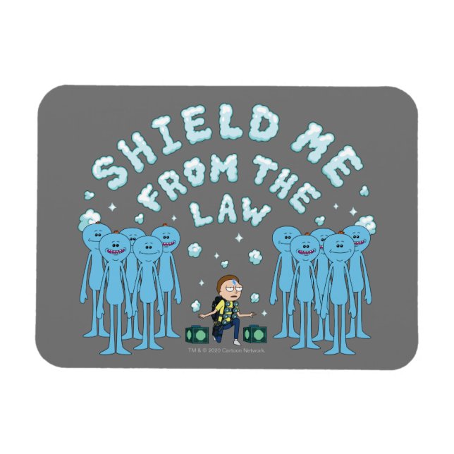 RICK AND MORTY™ | Shield Me From The Law Magnet (Horizontal)